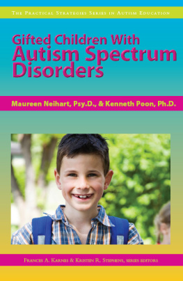 Poon Kenneth Gifted Children With Autism Spectrum Disorders