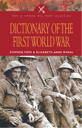 Pope Stephen - Dictionary of the First World War