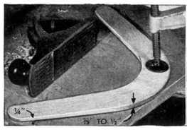 Plane the top surface from joint to tip Round the top surface with a wood - photo 15