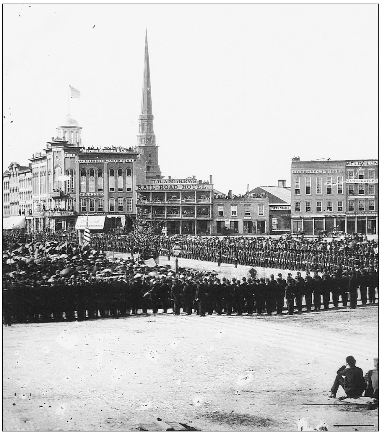 CAMPUS MARTIUS MAY 11 1861 The men of the First Michigan marched from Fort - photo 10