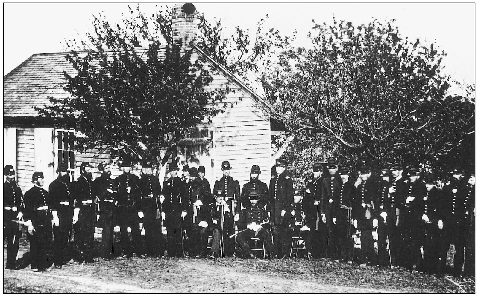 FORT WAYNE SUMMER 1861 The officers of the Second Michigan Volunteer Infantry - photo 12