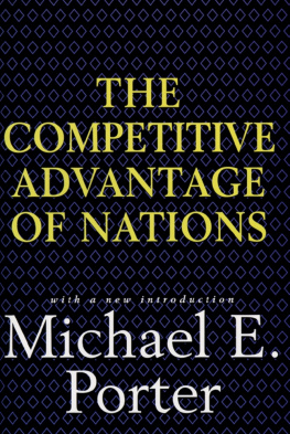 Porter - Competitive advantage: creating and sustaining superior performance with a new introd