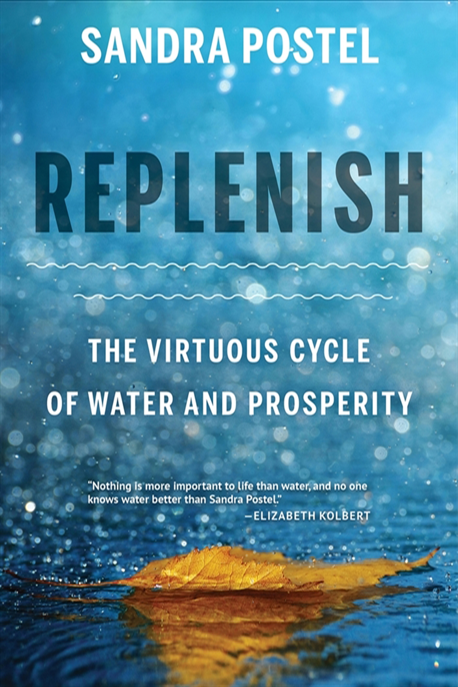 Replenish The Virtuous Cycle of Water and Prosperity Sandra Postel Copyright - photo 1