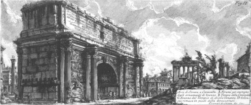 4 G B Piranesi Arch of Severus and Caracalla in the Roman Forum 1756 - photo 6