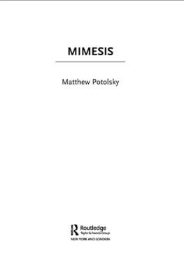 Potolsky Mimesis