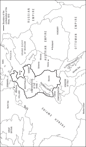 Map 2 Germany in 1810 the impact of Napoleon Map 3 The German - photo 3