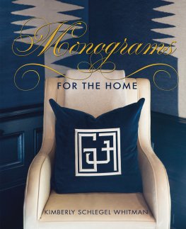 Whitman - Monograms for the Home