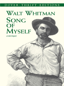 Whitman Song of Myself