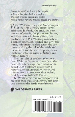 Whitman Walt - Meditations of Walt Whitman: Earth, My Likeness
