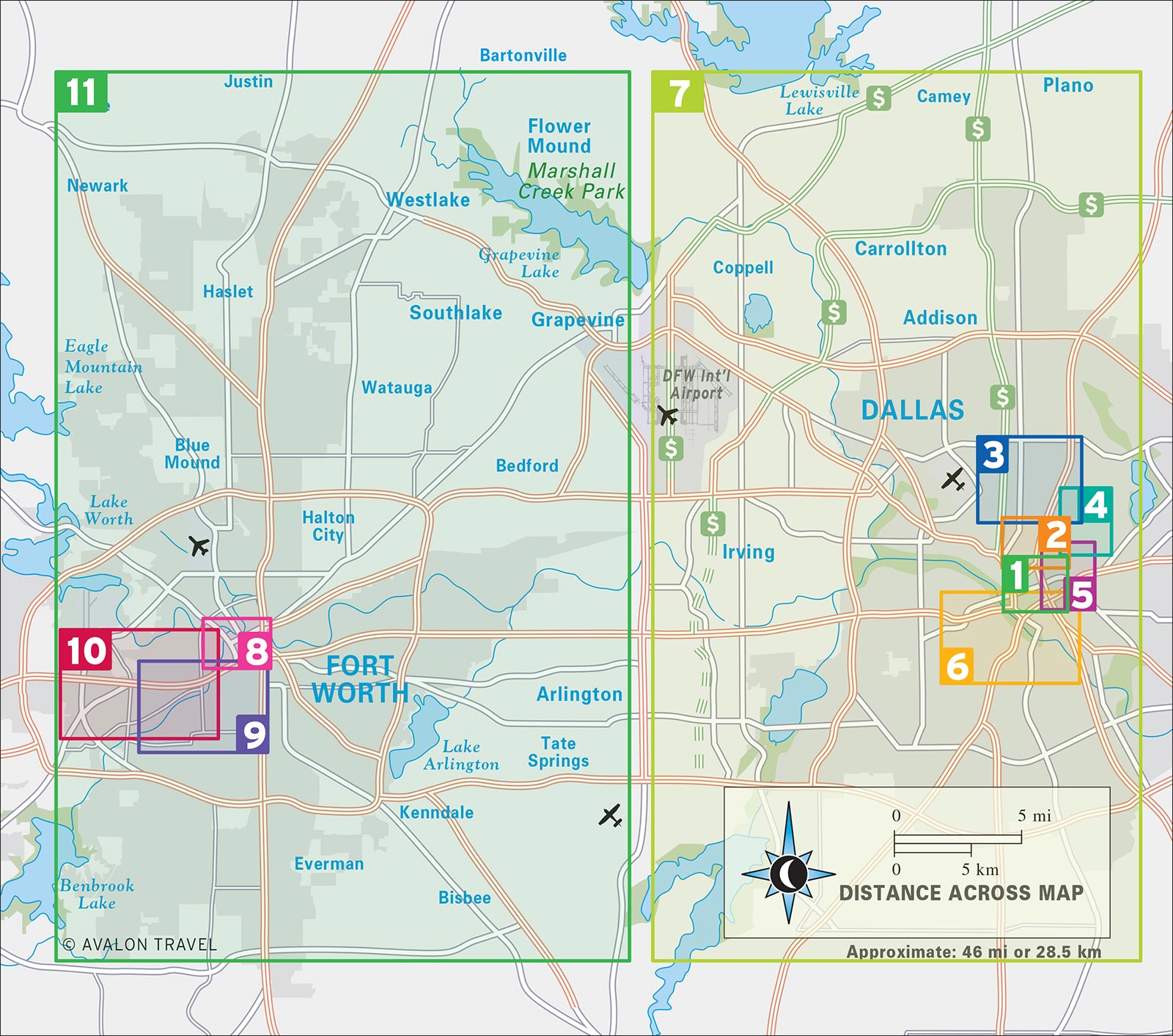 Map 1 Downtown Dallas map halves follow - photo 3