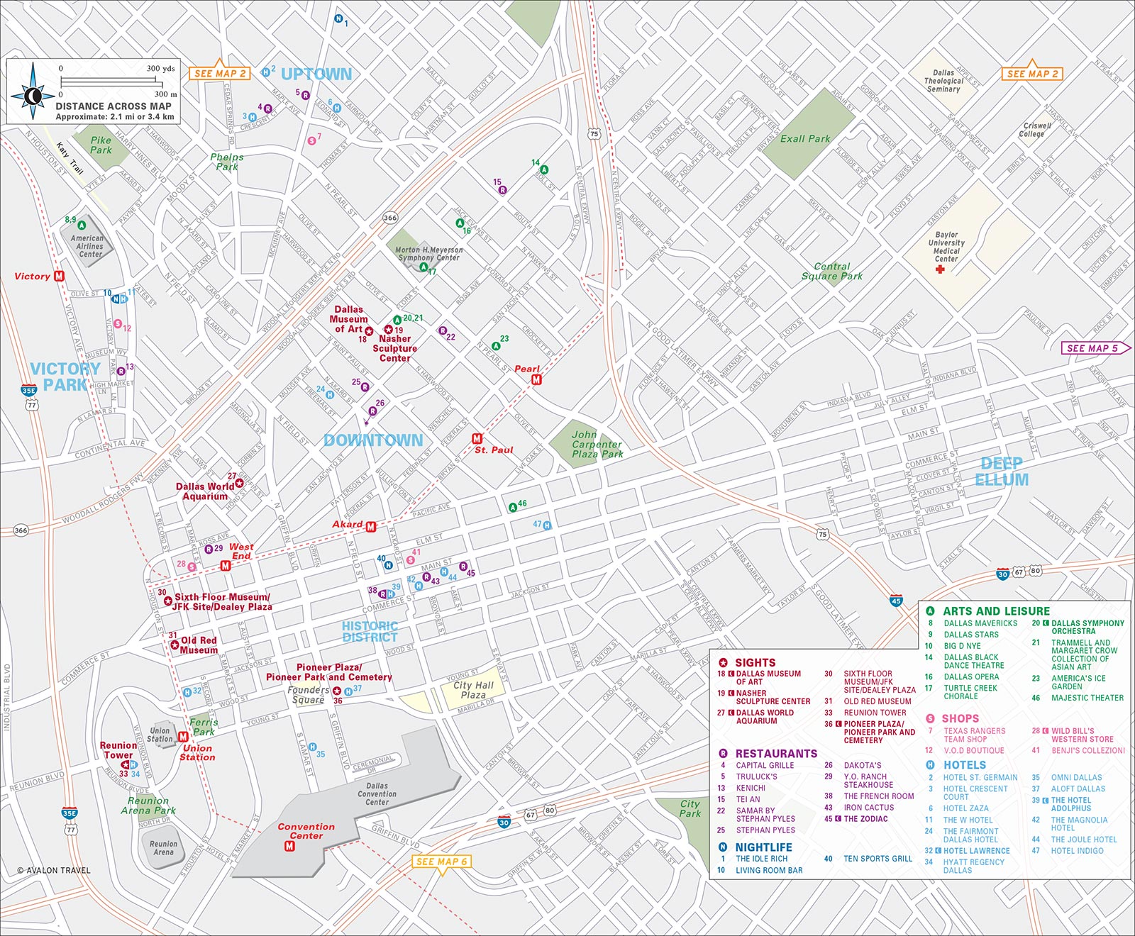 Map 2 Uptown Dallas map halves follow - photo 4