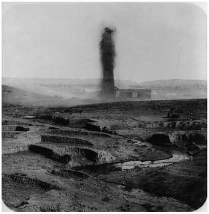 An oil gusher at Baba Gurgur oilfield in Iraq formerly Babylon c 1932 In - photo 2