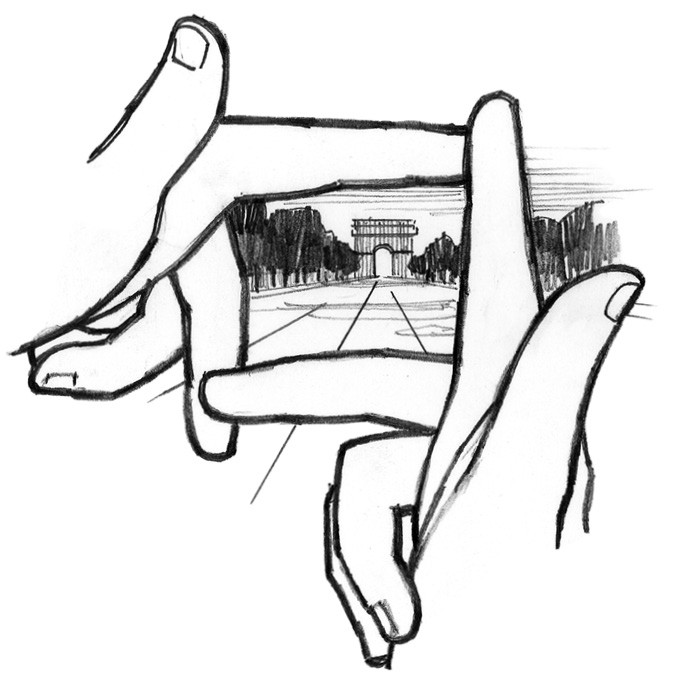 Using Your Fingers Forming a rectangle with your fingers is another way to crop - photo 12