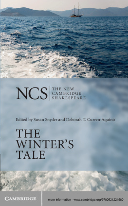 William Shakespeare edited by Susan Snyder The Winters Tale