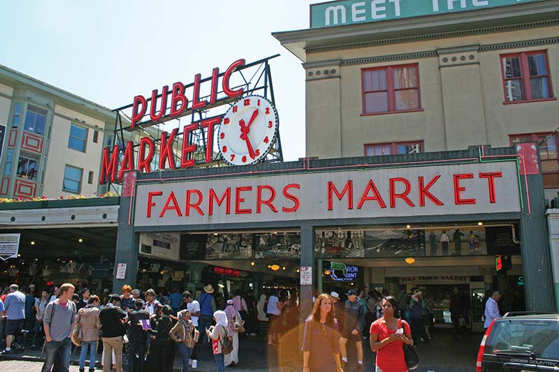 Pike Place Market The seafood counter and its flying fish may be the most - photo 10