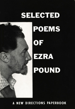 Pound Selected Poems of Ezra Pound