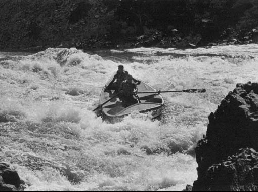 Wooden dory in Lava Falls rapids Colorado River Grand Canyon IN 1807 - photo 16