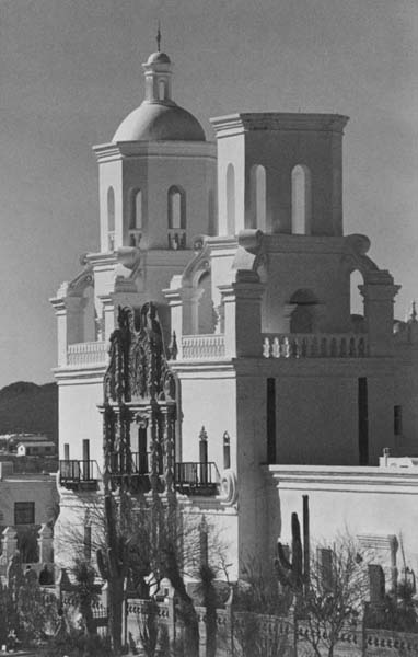 Mission San Xavier del Bac near Tucson Arizona cacti cholla saguaro - photo 6