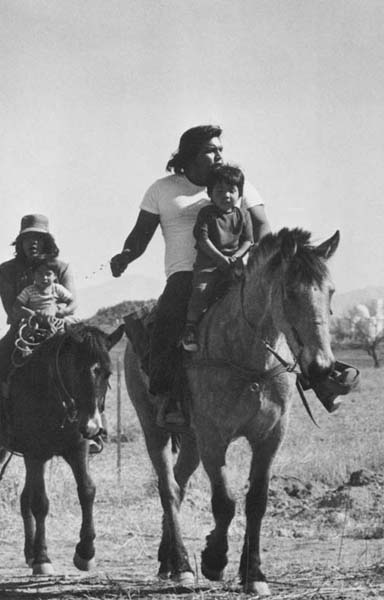 Indian family near Mission San Xavier del Bac outside Tucson Poker game on - photo 8