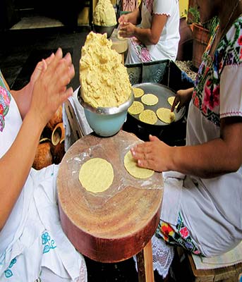 handmade tortillas Mrida On the northern coast of the Yucatn Peninsula is - photo 6