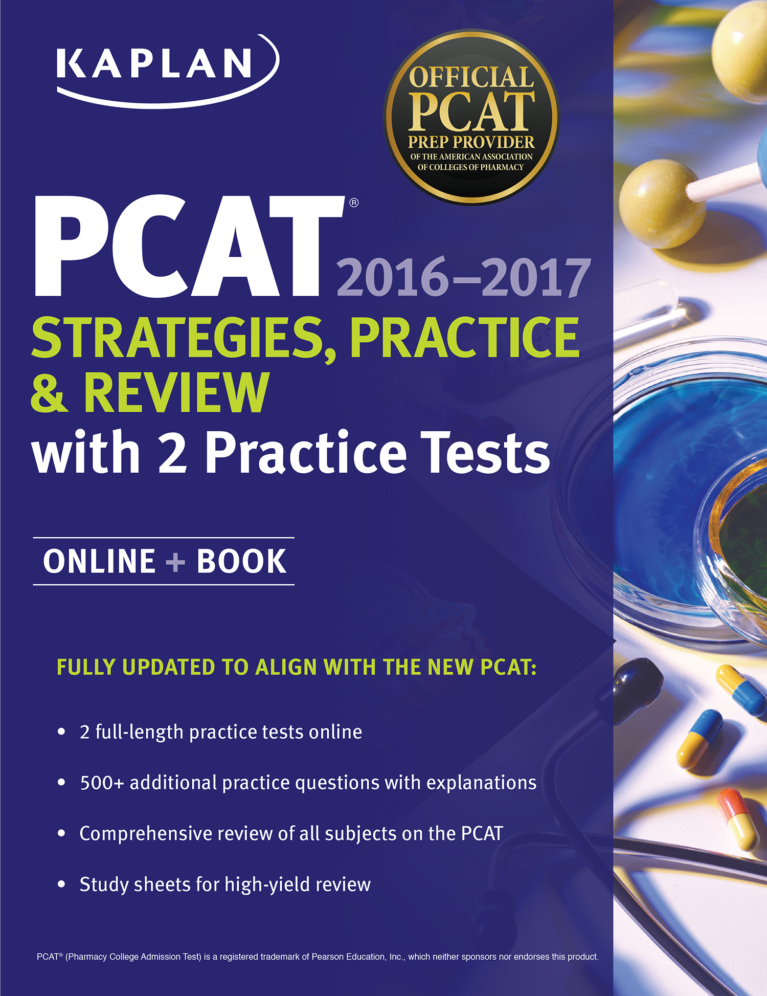 Available Online kaptestcomPCAT1617 Log in to Kaplans PCAT online companion - photo 1
