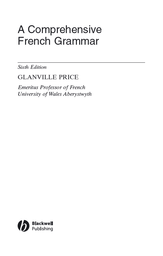 2008 by Glanville Price BLACKWELL PUBLISHING 350 Main Street Malden MA - photo 2