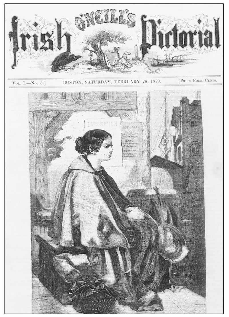 The Emigrant Girl was sketched for the cover page of the February 26 1859 - photo 3