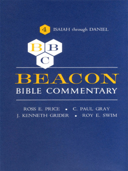 Price - Beacon Bible commentary. Volume IV, Isaiah through Daniel