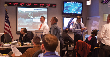 The FBIs Inaugural Command Center brought threat information from the sixteen - photo 10