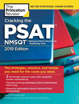 Princeton Review (Firm) - Cracking the PSAT/NMSQT with 2 Practice Tests, 2019 Edition