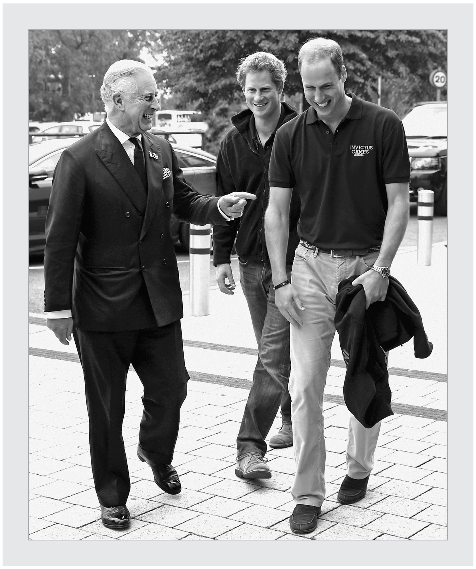 Prince Charles Prince Harry and Prince William arrive for the Invictus Games - photo 2