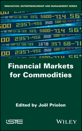 Priolon - Financial Markets for Commodities