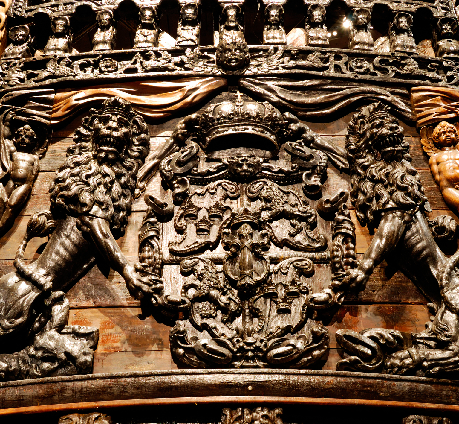 CARVINGS ON THE VASA BATTLESHIP VASAMUSET Highlights Wander through the - photo 8