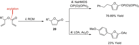 Scheme 10 RCMenolisation approach to furans RCMisomerisation approaches to - photo 10