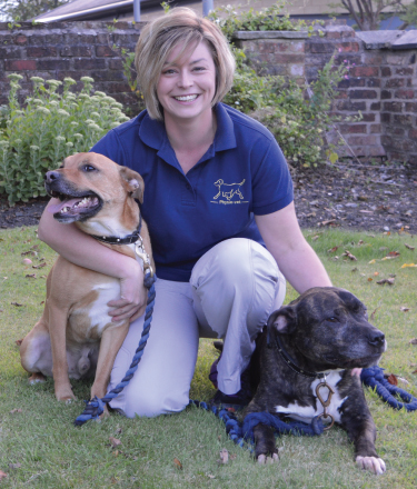 Isobel Hewitt with her Staffordshire Bull Terrier Wilson and her Staffy Cross - photo 3