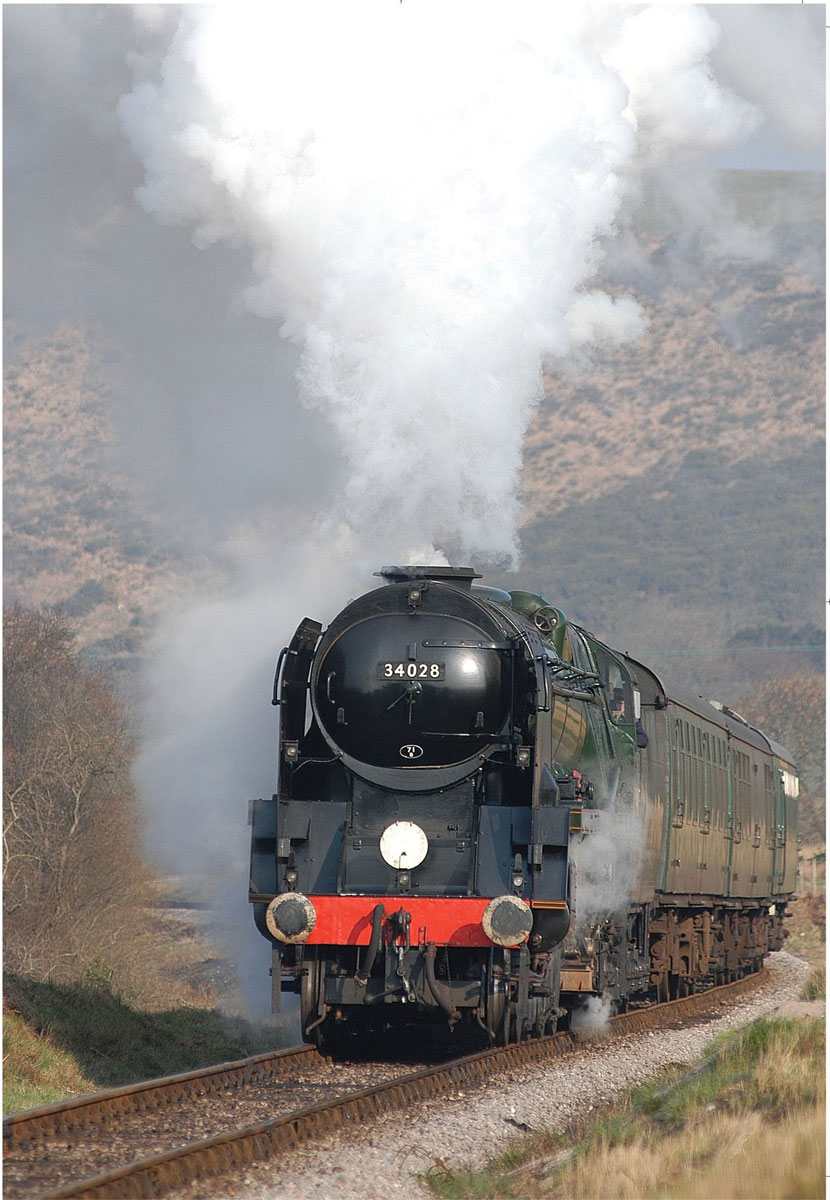 Brighton built Bulleid light Pacific No 34028 EDDYSTONE is one of 20 of the - photo 6