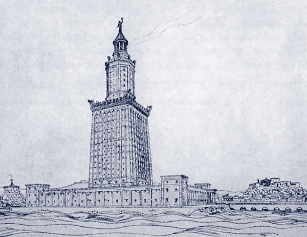 The Pharos Lighthouse of Alexandria took 12 years to build and was constructed - photo 8