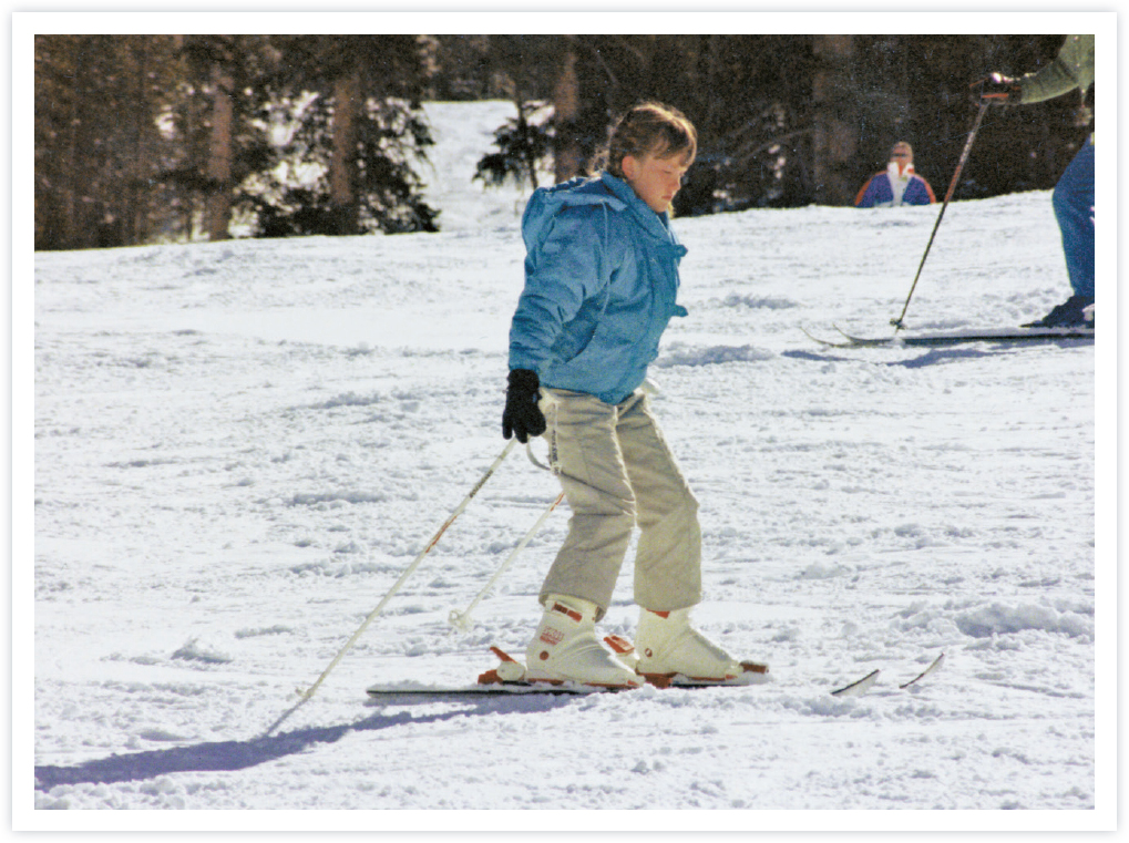 I always enjoyed the snow but I was never really a good skier I snow plowed - photo 7