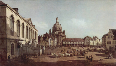 Fig 6 Bernardo Belotto View of Dresden mid- 18th century oil and tempera - photo 6