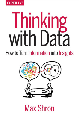 Shron - Thinking with Data