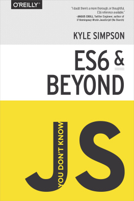 Simpson - You Dont Know JS: ES6 & Beyond