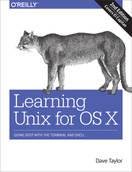 Taylor Learning Unix for OS X