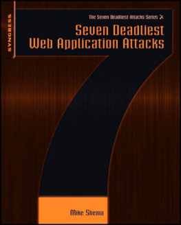 Shema - Seven Deadliest Web Application Attacks