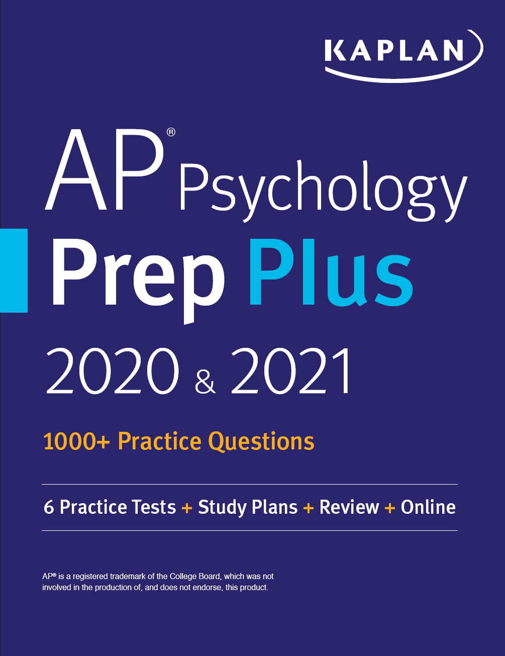 AP Psychology Prep Plus 2020 2021 AP is a regi - photo 1