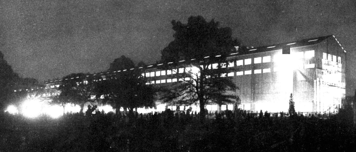 Night view of the City Park Plant at that time the worlds largest building - photo 6