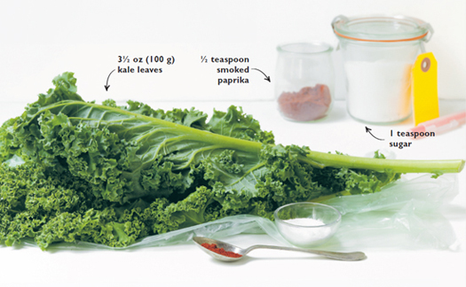 Preheat the oven to 350F 180C Remove any large stalks from the kale and - photo 9