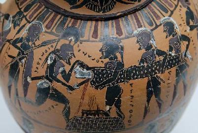 The sacrifice of Polyxena by the triumphant Greeks as depicted on an Attic - photo 8