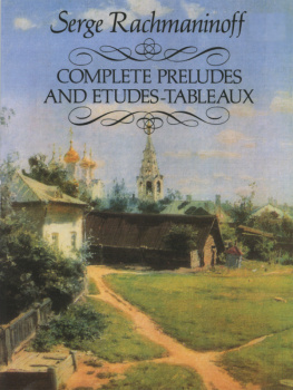 Rachmaninoff Complete preludes and etudes-tableauax