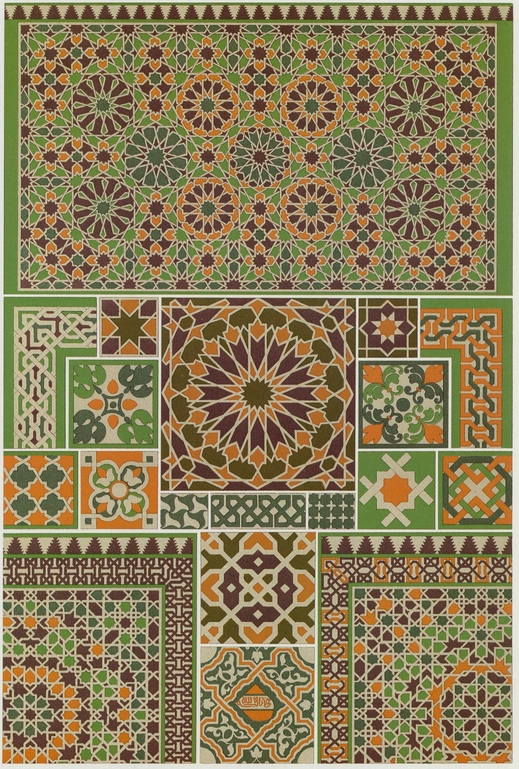 29 Moorish Tile designs from the Alhambra and from the Seville Alczar - photo 30