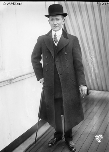 Guglielmo Marconi on a 1915 voyage to New York The Italian won fame as an - photo 5